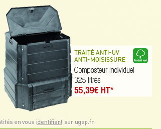 Composteur individuel 325 litres - 55,39� HT