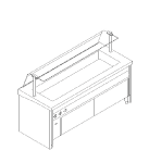 Meuble bain-marie