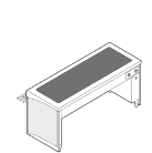 Meuble dessus vitrocéramique