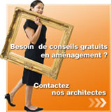 Besoin de conseils gratuits en aménagement ? Contactez nos architectes.