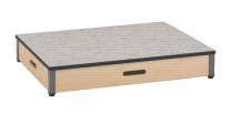 Estrade en bois revêtement plastique Gerflor antidérapant - Strada gris