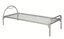 Lit décor métal Alba h. 30 cm sommier panneau - 90 x 210 cm