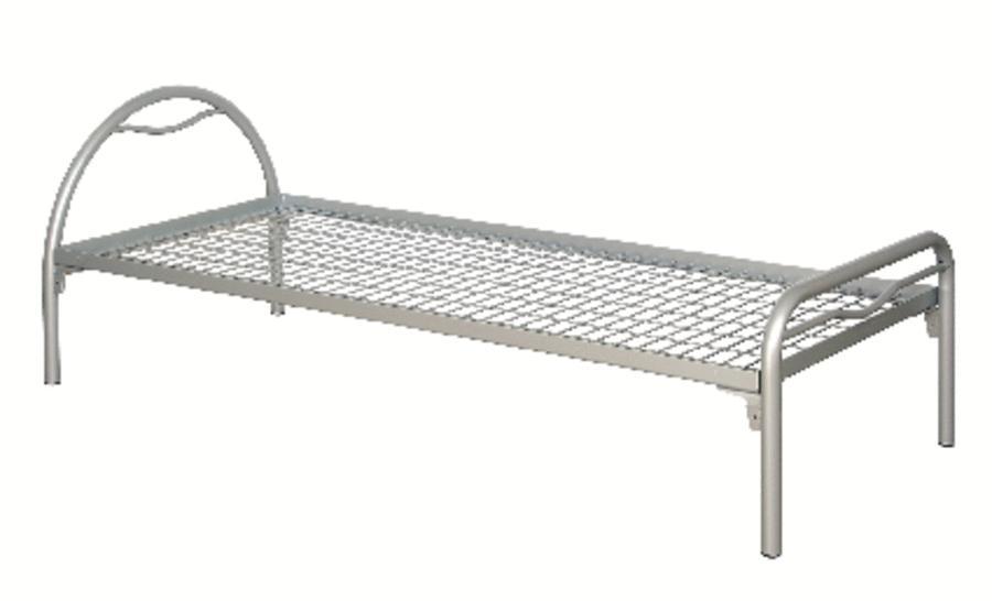 Lit décor métal Alba h. 30 cm sommier panneau - 90 x 210 cm