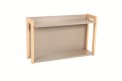 Etagère Athena hêtre naturel - l.80 x h.76 x pr.24 cm