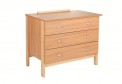 Commode 3 tiroirs Athena hêtre naturel