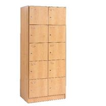 Meuble Siméo 3 colonnes (15 casiers) prof. 40 cm - porte pleine avec serrure