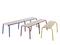 Banc Lam sans dossier - 120 cm - 2 pieds - coloris bleu Ouessant