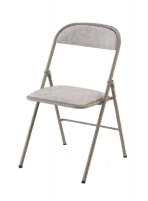 Chaise pliante PLEG textile enduit piétement époxy - Lot de 6