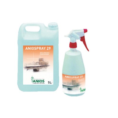 Dispersât ANIOSPRAY 29 12 flacons 1 l Avec pulvérisateur