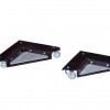 Plateau et coins roulants