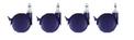 Roulette adaptable avec frein pour couchette en plastique - lot de 4
