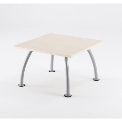 Table basse carrée CRICK - mélaminé - piétement époxy 