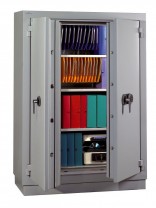 Armoire ignifuge papier - 123 litres - serrure à clés Résistance au feu 2 heures, support papier
