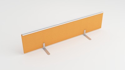 Ecran de séparation EPURE - 120 - tissu - avec rail
