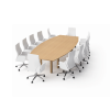 Table de réunion tonneau