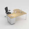 Configuration de bureaux asymétriques