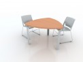 Table de réunion diamant 3 places EPURE