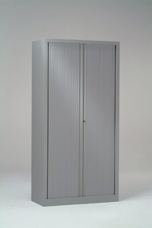 Armoire métallique Etic 198x100 4 tablettes unicolore fermeture
