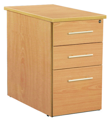 Caisson Hauteur Bureau Majesty 2 Tiroirs Plats 1 Tiroir Dossiers Suspendus Pr 80 Cm