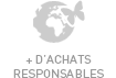 + d'achats responsables