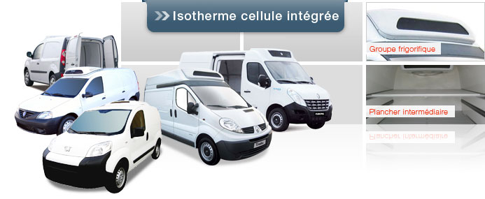 Isotherme cellule intégrée