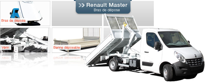 Renault Master bras de dépose