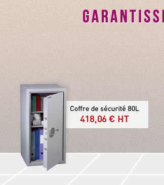 Coffre de sécurité 80L - 418,06€ HT 