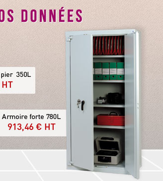 Armoire forte 780L - 913,46€ HT 