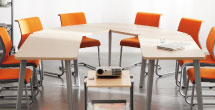 Tables de réunion modulaires
