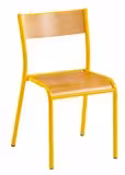 Chaise 510 - jaune ducat - taille 6 - lot de 4