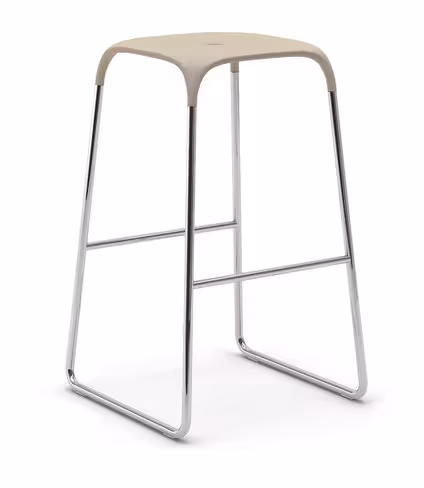 Tabouret haut T05 - assise polypropylène -