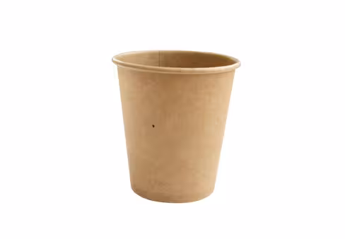 Gobelet en carton brun - capacité de 15 à 18 cl - lot de 1500