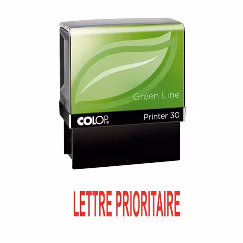 Tampon formule LETTRE PRIORITAIRE Colop Printer 30 - 47 x 18 mm