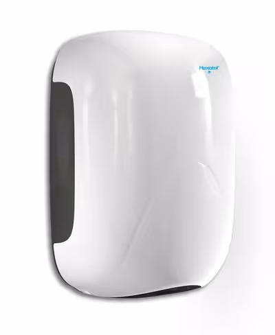 Sèche-mains air pulsé Minidry A205 - ABS blanc