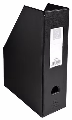 Porte-revues A4 Exacompta - dos 10 cm - PVC - noir
