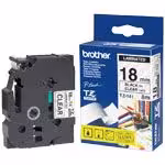 Ruban Brother 18 mm TZE-141 - noir/transparent
