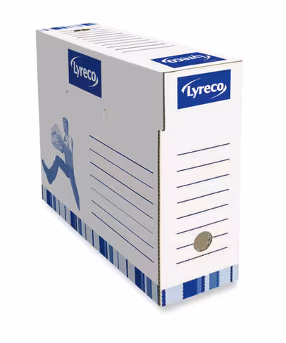 Boîte à archives Lyreco - dos 10 cm - montage manuel - lot de 25