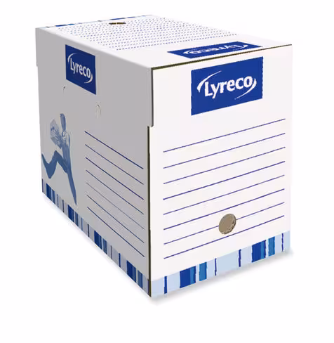 Boîte à archives Lyreco - dos 20 cm - montage manuel - lot de 25