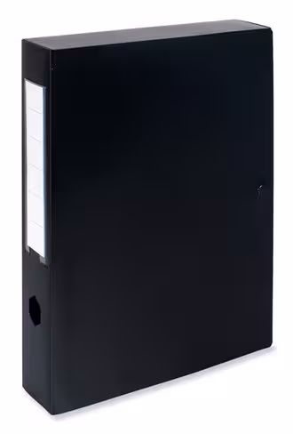 Boîte de classement Exacompta - dos 6 cm - polypropylène - noir