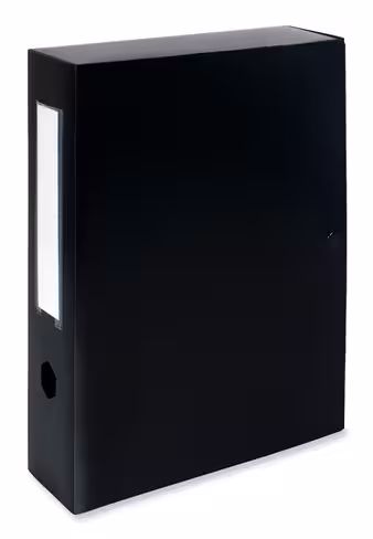 Boîte de classement Exacompta - dos 8 cm - polypropylène - noir