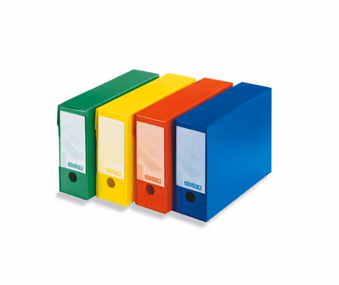 Boîte à archives spéciale milieu humide Extendos - dos 10 cm - coloris assortis - lot de 20