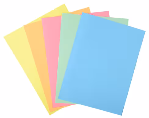 Chemise Jura 160 - 1 rabat - 24 x 32 cm coloris pastel assortis - lot de 100