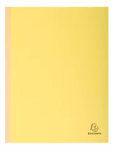 Chemise - dos 3 cm - carte 320 g - 24 x 32 cm - jaune - lot de 25
