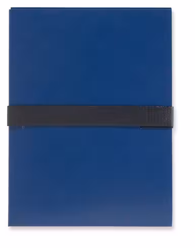 Chemise extensible fermeture scratch - couverture PVC - grain cuir - 24 x 32 cm