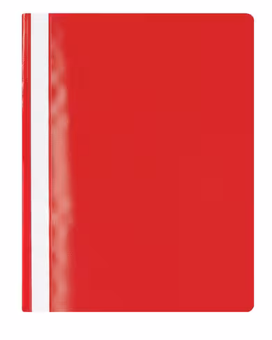 Chemise de présentation A4 Lyreco - dos 3 mm - rouge - lot de 25