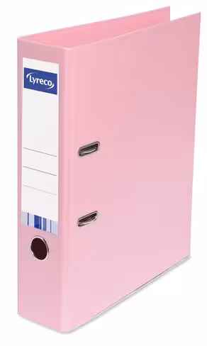 Classeur Chrono A4 Lyreco - dos 8 cm - rose