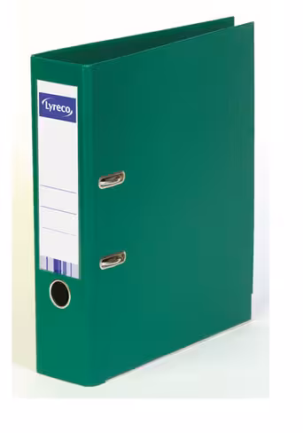 Classeur Chrono A4 Lyreco - dos 8 cm - vert
