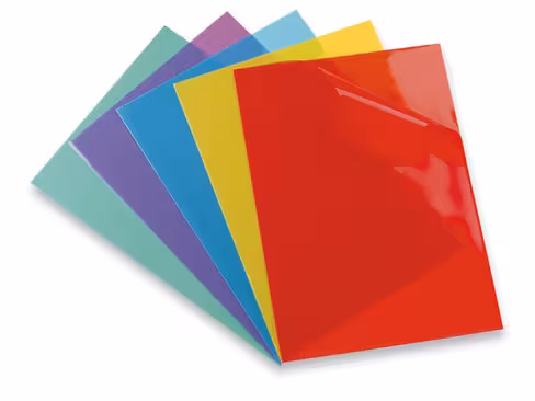 Chemise coin souple A4 Elba Modliss - translucide - coloris assortis - lot de 10