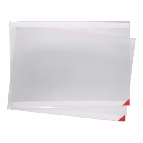 Pochette adhésive repositionnable - fermeture aimantée - lot de 2