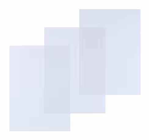 Couverture A4 Lyreco - PVC 15/100e - transparent - lot de 100